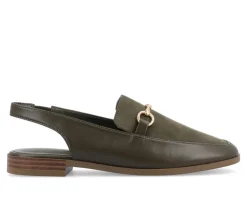 Sale Journee Collection Women's Lainey Slingback Loafer Mules