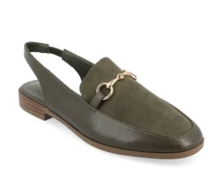 Sale Journee Collection Women's Lainey Slingback Loafer Mules