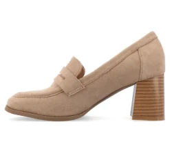 Best Journee Collection Women's Malleah Block Heel Loafers