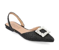 Sale Journee Collection Women's Hannae Slingback Mules