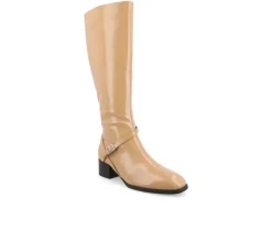 Sale Journee Collection Women's Rhianah Wide Width Wide Calf Knee High Boots