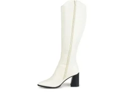 Hot Journee Signature Women's Laila-XWC Knee High Heeled Boots