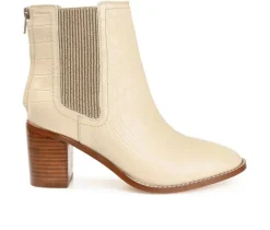 Hot Journee Signature Women's Tazlyn Heeled Chelsea Booties