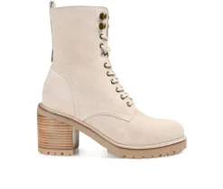 Hot Journee Signature Women's Malle Heeled Lace Up Boots