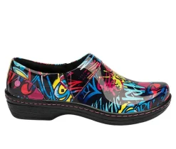 Outlet KLOGS Footwear Women's Mission Print Slip Resistant Shoes