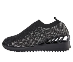 Best Lady Couture Women's Bella Slip On Wedge Sneakers