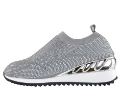 New Lady Couture Women's Bella Slip On Wedge Sneakers