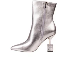 Lady Couture Women's Crown Heeled Booties