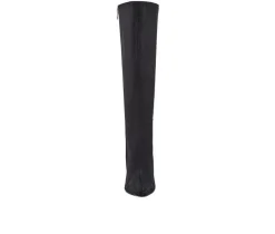 Hot Lady Couture Women's Diamond Knee High Stiletto Boots