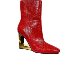 Sale Lady Couture Women's Fire Heeled Booties