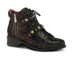 Hot L'Artiste Women's Chrissy Combat Booties