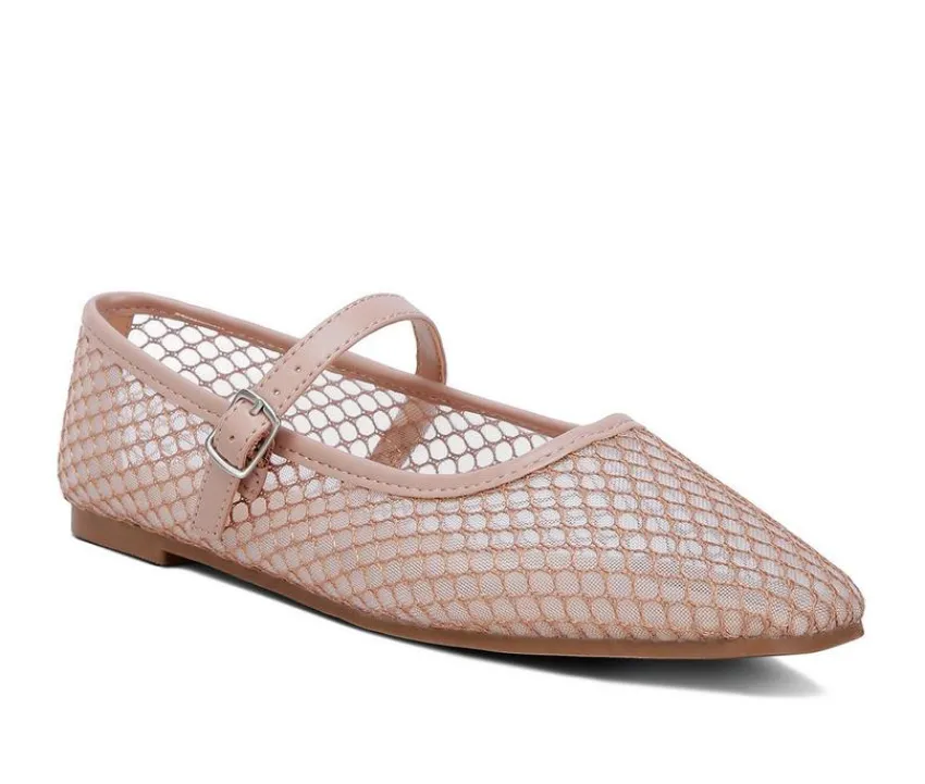 Discount London Rag Women's Averona Mesh Mary Jane Flats