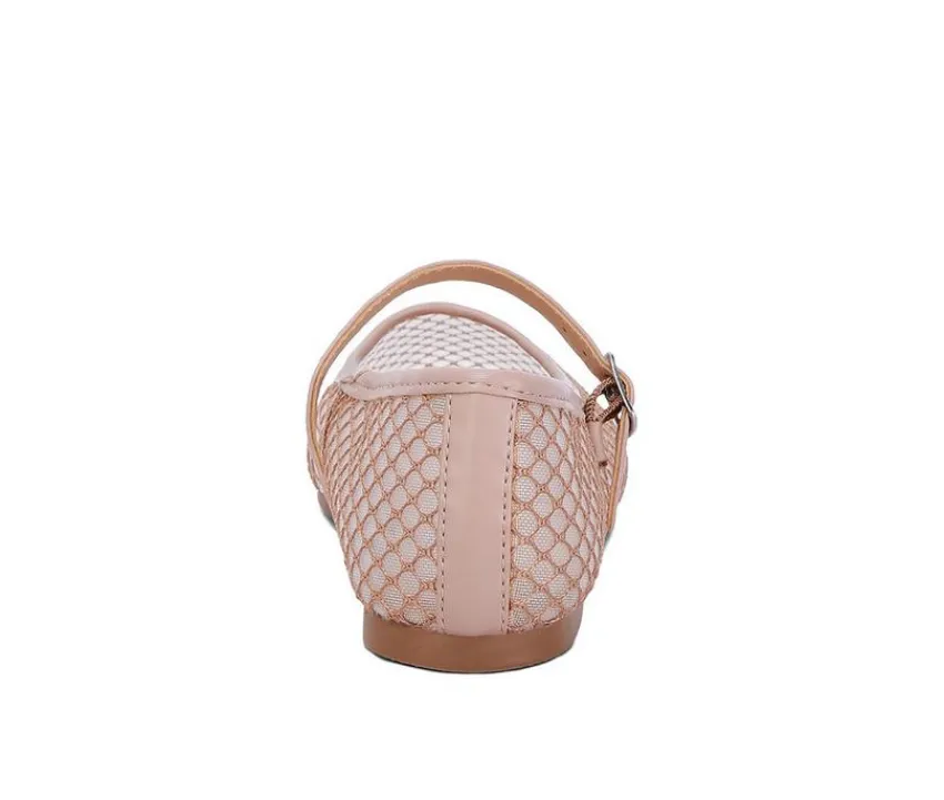 Discount London Rag Women's Averona Mesh Mary Jane Flats