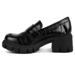 Best London Rag Women's Benz Heeled Loafers