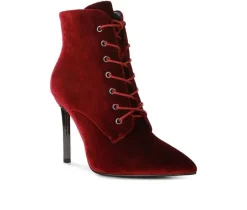 Hot London Rag Women's Bornsta Lace Up Stiletto Boots
