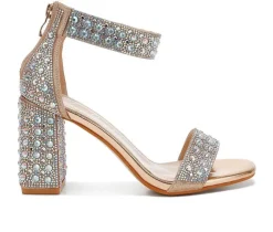Discount London Rag Women's Cady Rhinestones Dress Sandals
