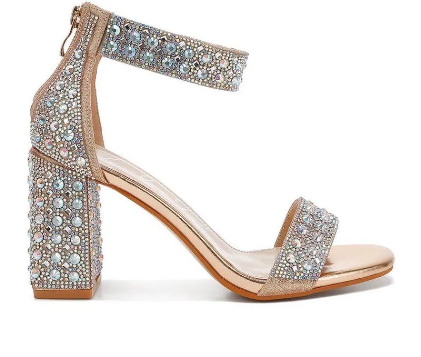 Discount London Rag Women's Cady Rhinestones Dress Sandals