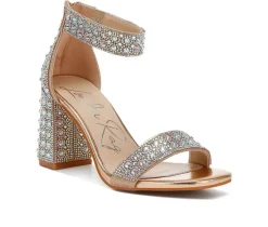 Discount London Rag Women's Cady Rhinestones Dress Sandals