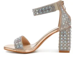 Discount London Rag Women's Cady Rhinestones Dress Sandals