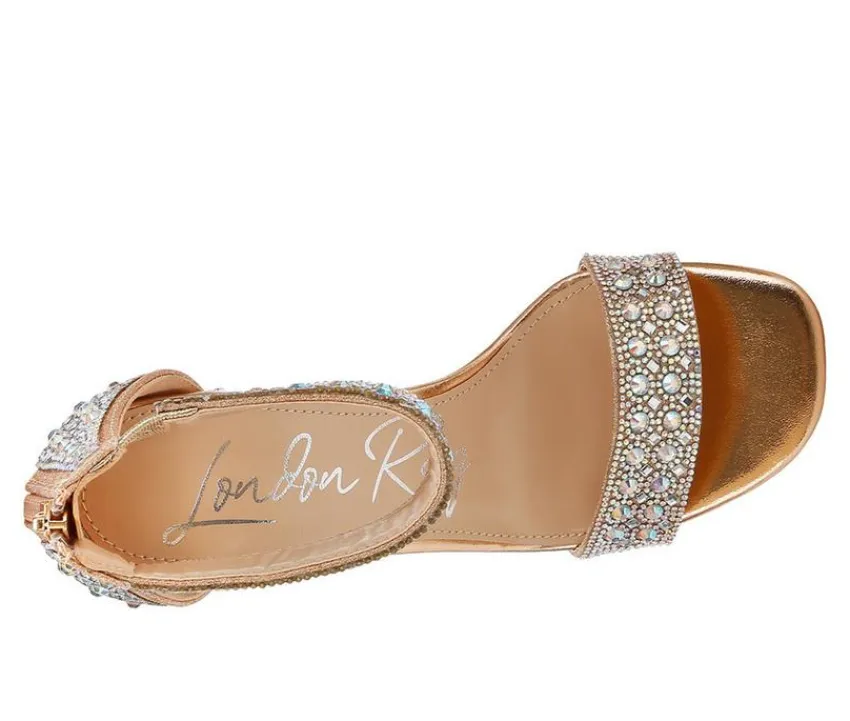 Discount London Rag Women's Cady Rhinestones Dress Sandals