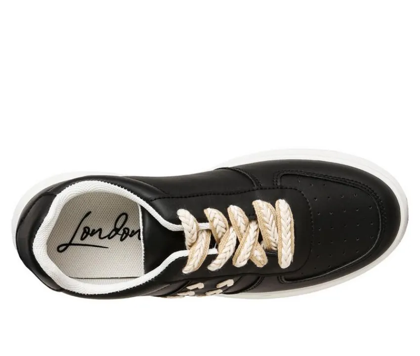 Sale London Rag Women's Cross Stitch Platform Sneakers