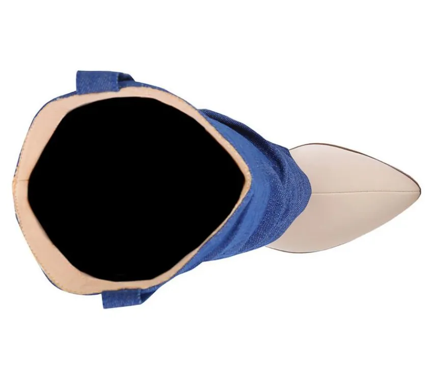 Sale London Rag Women's Fab Cowboy Knee High Boots