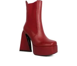 Discount London Rag Women's Frosty Platform Heeled Booties