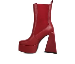 Discount London Rag Women's Frosty Platform Heeled Booties