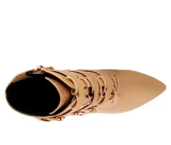 Sale London Rag Women's Gangup Platform Stiletto Booties