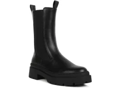 Sale London Rag Women's Jolt Mid Calf Chelsea Boots