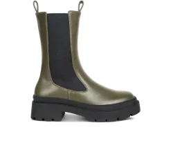 Discount London Rag Women's Jolt Mid Calf Chelsea Boots