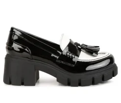 Discount London Rag Women's Jonah Chunky Heeled Loafers