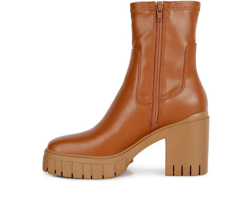 Outlet London Rag Women's Kokum Platform Heeled Booties