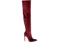 Clearance London Rag Women's Madman Knee High Stiletto Boots
