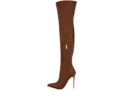 Sale London Rag Women's No Calm Over The Knee Stiletto Boots