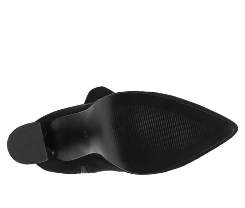 Discount London Rag Women's Noire Block Heel Knee High Boots