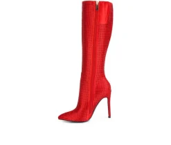 Clearance London Rag Women's Pipette Knee High Stiletto Boots