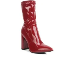 Sale London Rag Women's Pluto Mid Calf Heeled Booties