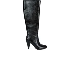 Clearance London Rag Women's Rum Rolls Knee High Boots