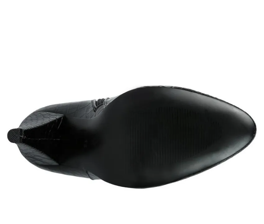 Clearance London Rag Women's Rum Rolls Knee High Boots