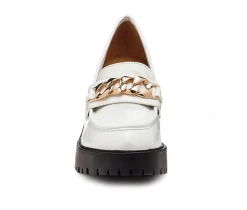 Clearance London Rag Women's Sachs Platform Heeled Loafers