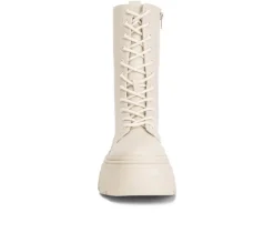 Discount London Rag Women's Tatum Mid Calf Combat Boots