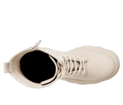 Discount London Rag Women's Tatum Mid Calf Combat Boots