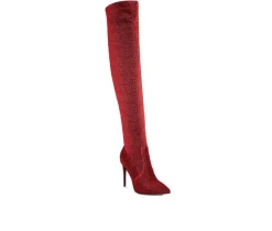 Outlet London Rag Women's Tigerlily Over The Knee Stiletto Boots