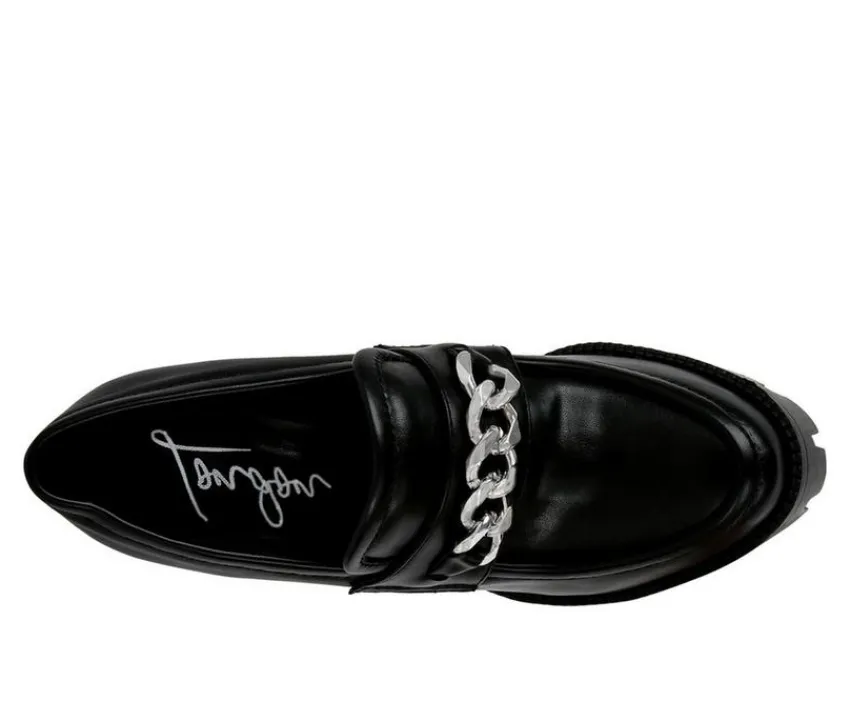 Outlet London Rag Women's Y2K High Platform Heeled Loafers