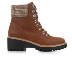 Online MIA Women's Georgiy Combat Block-Heeled Boots