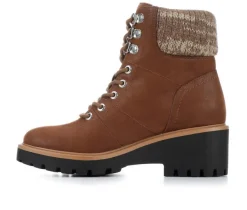 Online MIA Women's Georgiy Combat Block-Heeled Boots