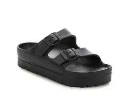 New MIA Women's Kiana Platform Footbed Sandals