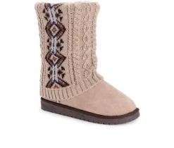 New MUK LUKS Women's Cheryl Sweater Winter Boots