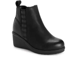 Online MUK LUKS Women's England Oxford Wedge Booties